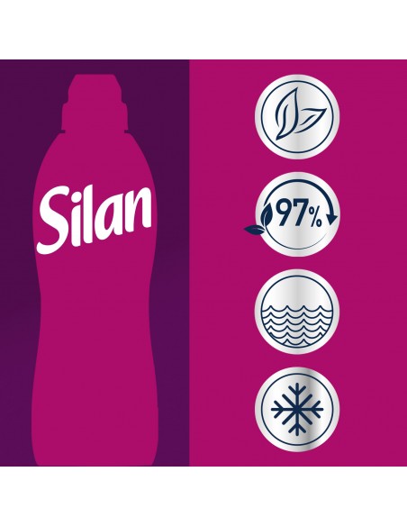 Zapachowy płyn do płukania Silan Aromatherapy Magic Magnolia 1364ml 62 prania 9000101581478 2