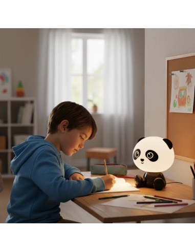 Bezprzewodowa lampka nocna dla dzieci RGB Panda  6