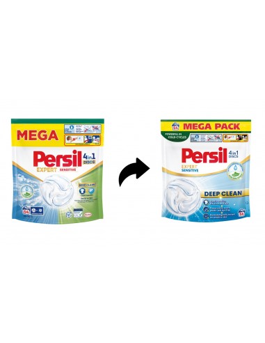 Delikatne kapsułki do prania Persil Deep Clean Discs 4w1 Expert Sensitive, 54 prania 9000101830828 3