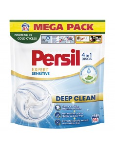 Delikatne kapsułki do prania Persil Deep Clean Discs 4w1 Expert Sensitive, 54 prania 9000101830828