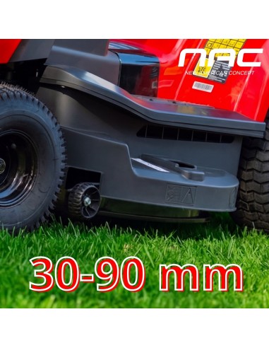 Mocny traktorek ogrodowy z szerokością koszenia 107 cm i silnikiem Loncin 586 cm3 NAC TR107-586L2-RH-NO V2 TITAN 
