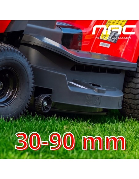 Mocny traktorek ogrodowy z szerokością koszenia 107 cm i silnikiem Loncin 586 cm3 NAC TR107-586L2-RH-NO V2 TITAN 