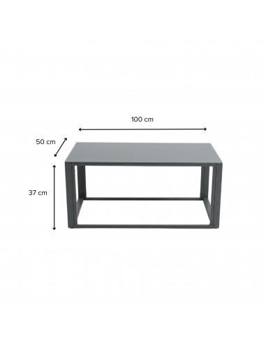 Funkcjonalny i stylowy zestaw mebli ogrodowych z aluminium dla 4-5 osób VASTO MEVEN szary  12