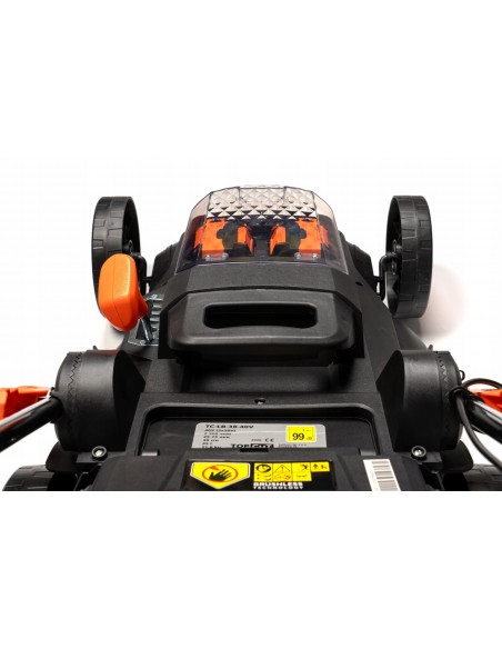 Lekka kosiarka akumulatorowa z silnikiem bezszczotkowym 38 cm TOP CUT TC-LB-38-40V  12