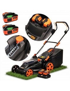 Lekka kosiarka akumulatorowa z silnikiem bezszczotkowym 38 cm TOP CUT TC-LB-38-40V 