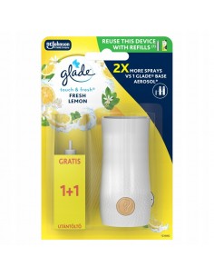 Automatyczny odświeżacz powietrza + 2 zapasy Glade Fresh Lemon 2x 10 ml 