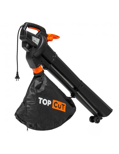 Mocny odkurzacz ogrodowy z funkcją dmuchawy 3500W TOP CUT TC-LBE-3500  3