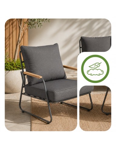 Elegancki zestaw wypoczynkowy dla 5 osób Palermo Meven: Sofa + 2x Fotel + 2x Stolik  5