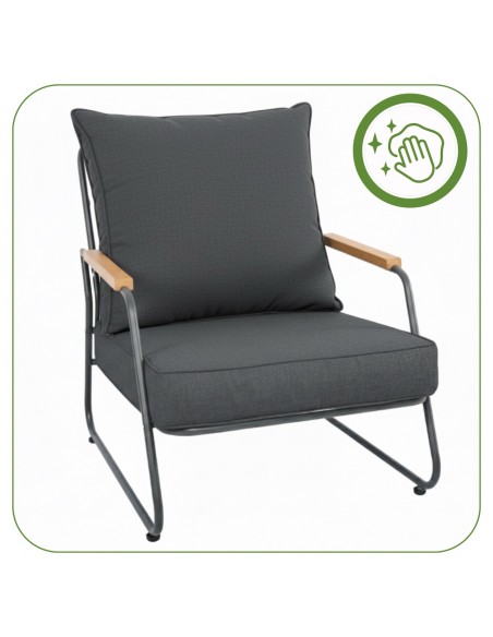 Elegancki zestaw wypoczynkowy dla 5 osób Palermo Meven: Sofa + 2x Fotel + 2x Stolik  7
