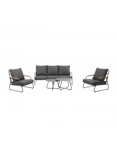 Elegancki zestaw wypoczynkowy dla 5 osób Palermo Meven: Sofa + 2x Fotel + 2x Stolik  10