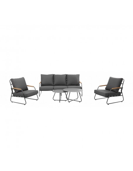Elegancki zestaw wypoczynkowy dla 5 osób Palermo Meven: Sofa + 2x Fotel + 2x Stolik  10