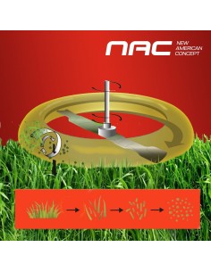 Funkcjonalna kosiarka spalinowa z bez napędu NAC LP46-146-H-NG 5902490742062 2
