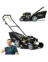 Ergonomiczna kosiarka spalinowa NAC LS50-146-HS-NG z napędem
