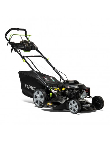Wydajna kosiarka spalinowa z rozrusznikiem elektrycznym NAC LS46-146-HS-ES-NG 146 cm³ poj. kosza 60 l 5902490742130