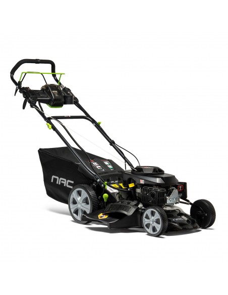 Wydajna kosiarka spalinowa z rozrusznikiem elektrycznym NAC LS46-146-HS-ES-NG 146 cm³ poj. kosza 60 l 5902490742130
