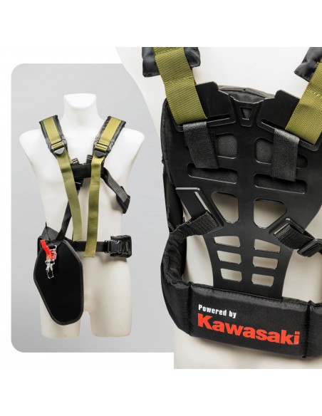 Mocna kosa spalinowa z silnikiem Kawasaki 45,4CC NAC PRO żyłka + tarcza + zestaw akcesoriów  22
