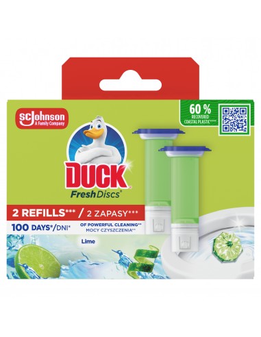Odświeżające krążki żelowe do WC Duck Fresh Discs Zestaw startowy + Zapas 5000204608618 5