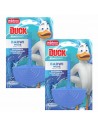 2x Barwiąca wodę zawieszka do WC Duck Aqua Blue 2x36 g