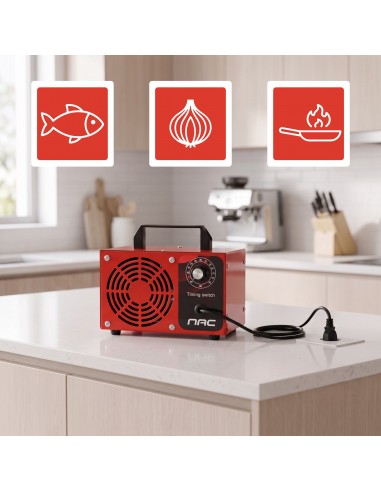 Generator ozonu ozonator oczyszczacz powietrza NAC timer, 4 pyłki ozonujące 60 000 mg/h  7