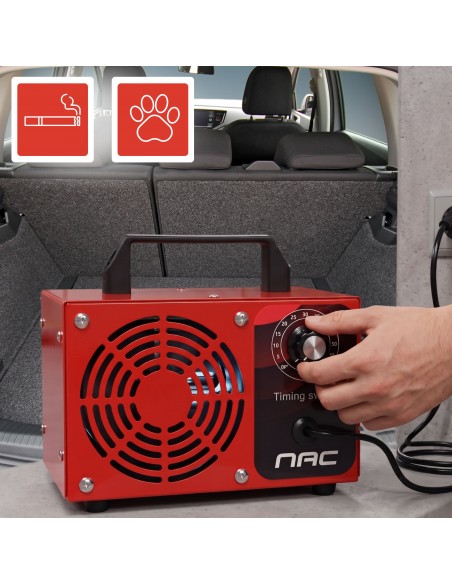 Generator ozonu ozonator oczyszczacz powietrza NAC timer, 4 pyłki ozonujące 60 000 mg/h  14