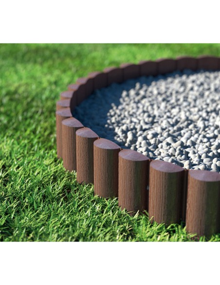 Brązowa palisada ogrodowa 4 ECO Cellfast 8,5 cm x 2,4 m 5901828858512 6
