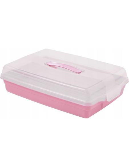 Opakowanie na ciasto z tacą i pokrywą Duży 45x29,45x11cm Curver 3253920415288 4